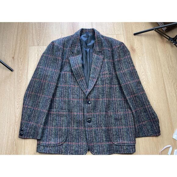 Freedom Wear Irish Tweed Blazer – 100% Wool – Made in Ireland – Size 12 - Picture 1 of 7